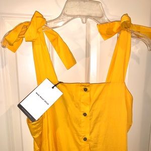 Yellow Button Up Sundress